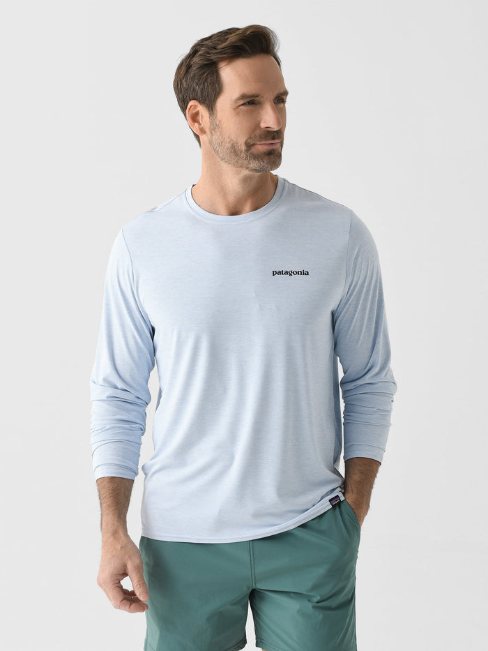Patagonia Ms L/S Cap Cool Daily Shirt - Fitz Roy Trout BLX / S