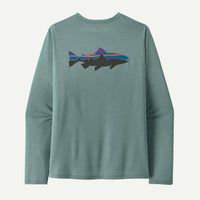 Patagonia Ms L/S Cap Cool Daily Shirt - Fitz Roy Trout BLX / S