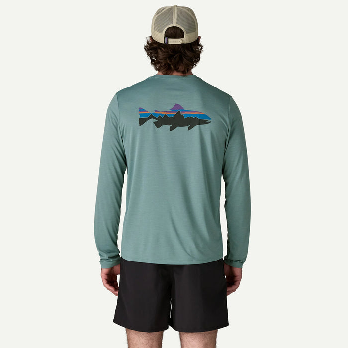 Patagonia Ms L/S Cap Cool Daily Shirt - Fitz Roy Trout