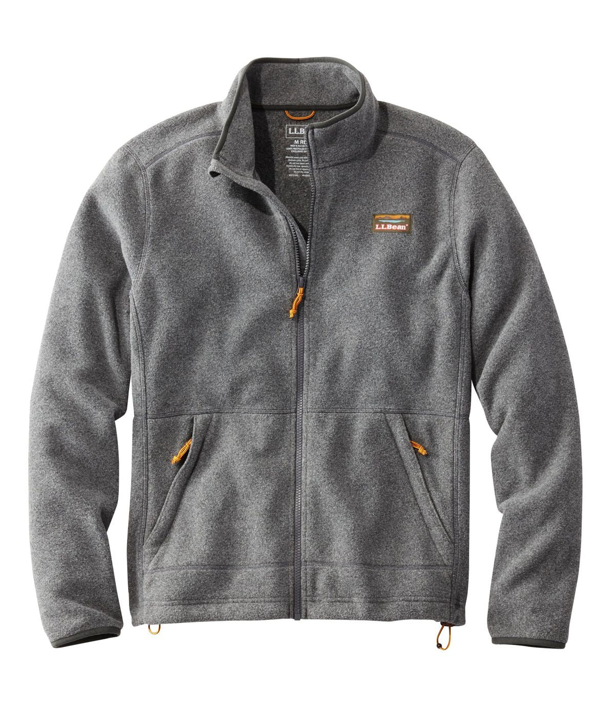 L.L. Bean Ms Mountain Classic Fleece Jacket - Regular Charcoal Heather