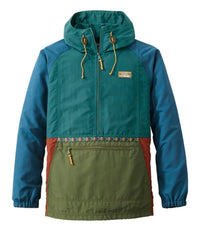 L.L. Bean Ms Mountain Classic Anorak Multi Color - Regular pruce/Tuscan Olive / S