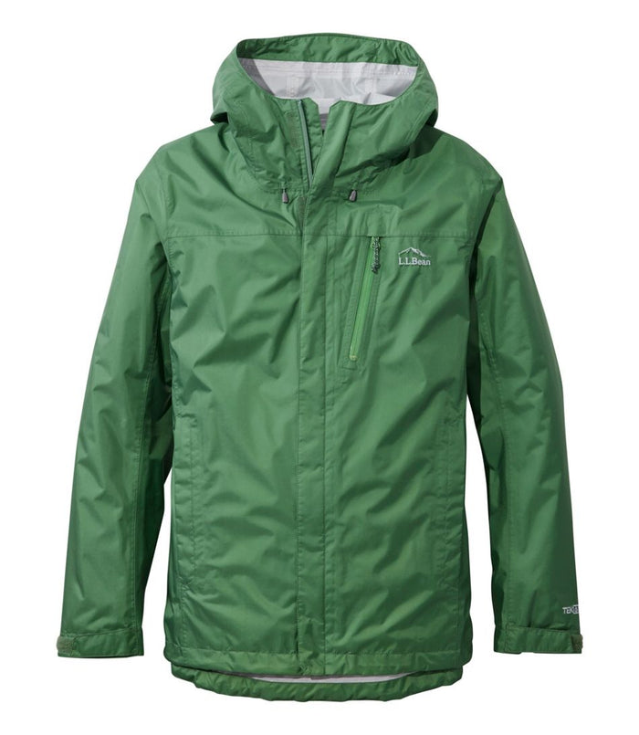 L.L. Bean Ms Trail Model Rain Jacket - Regular Evergreen