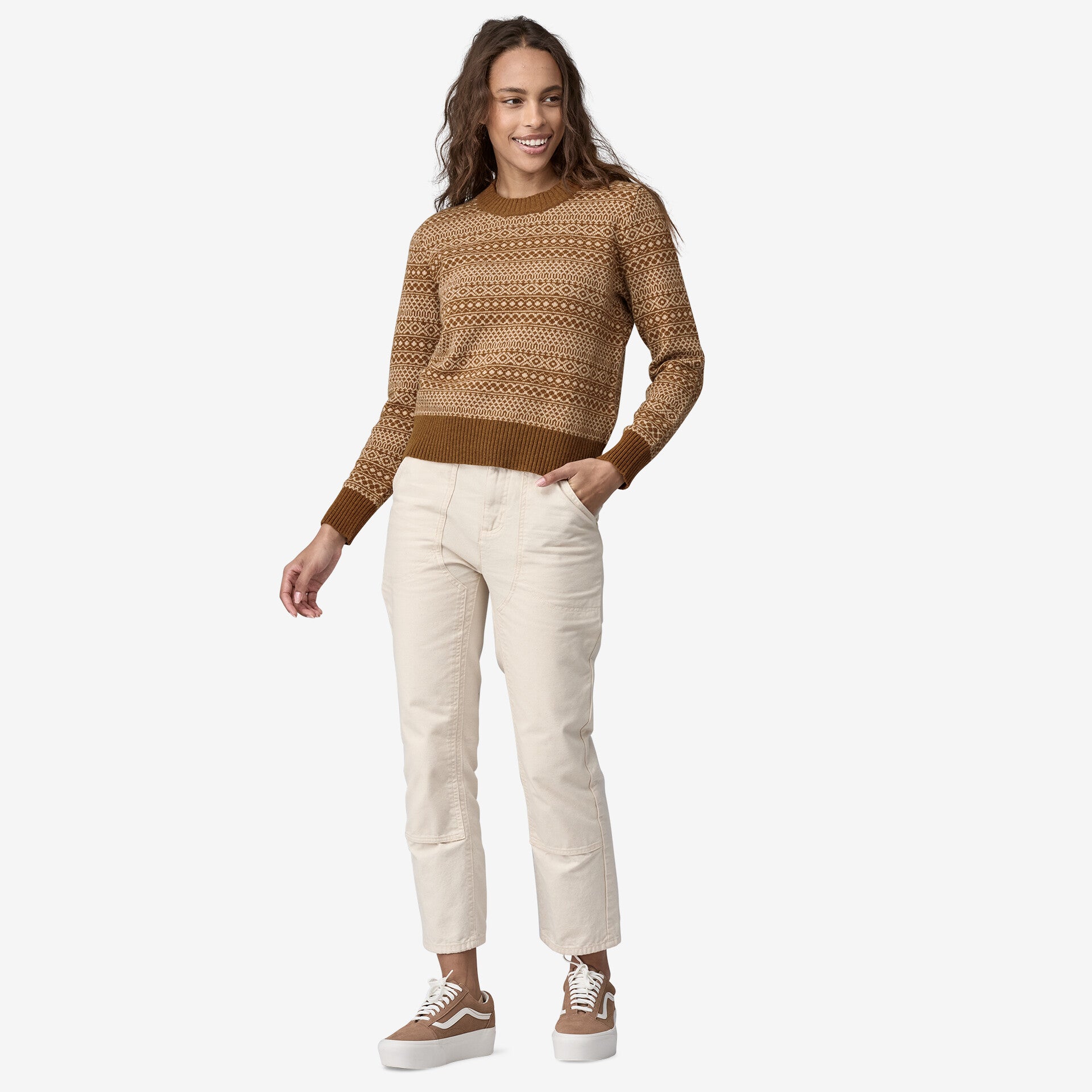 W's Recycled Wool-Blend Crewneck Sweater