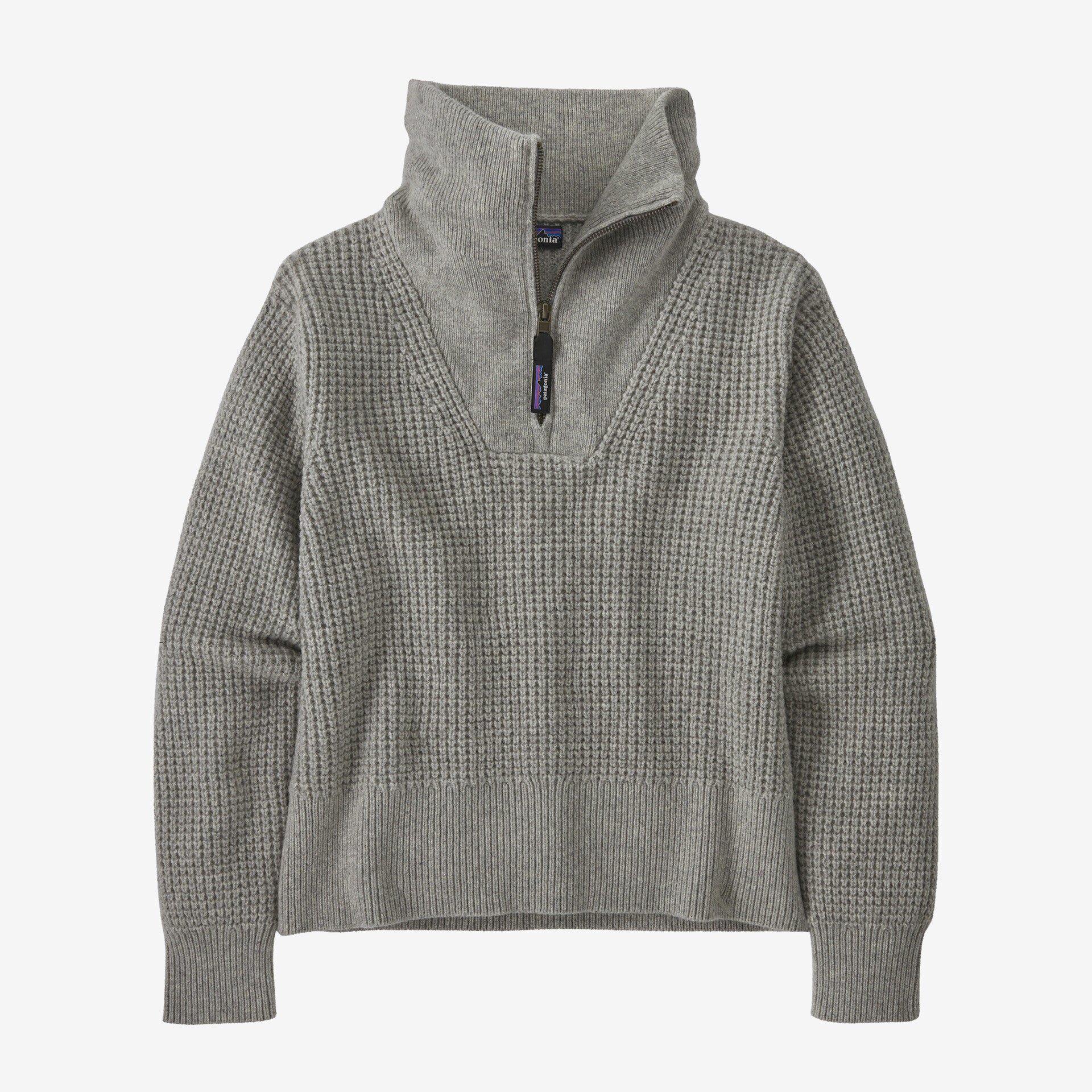 W's Recycled Wool-Blend 1/4 Zip Sweater