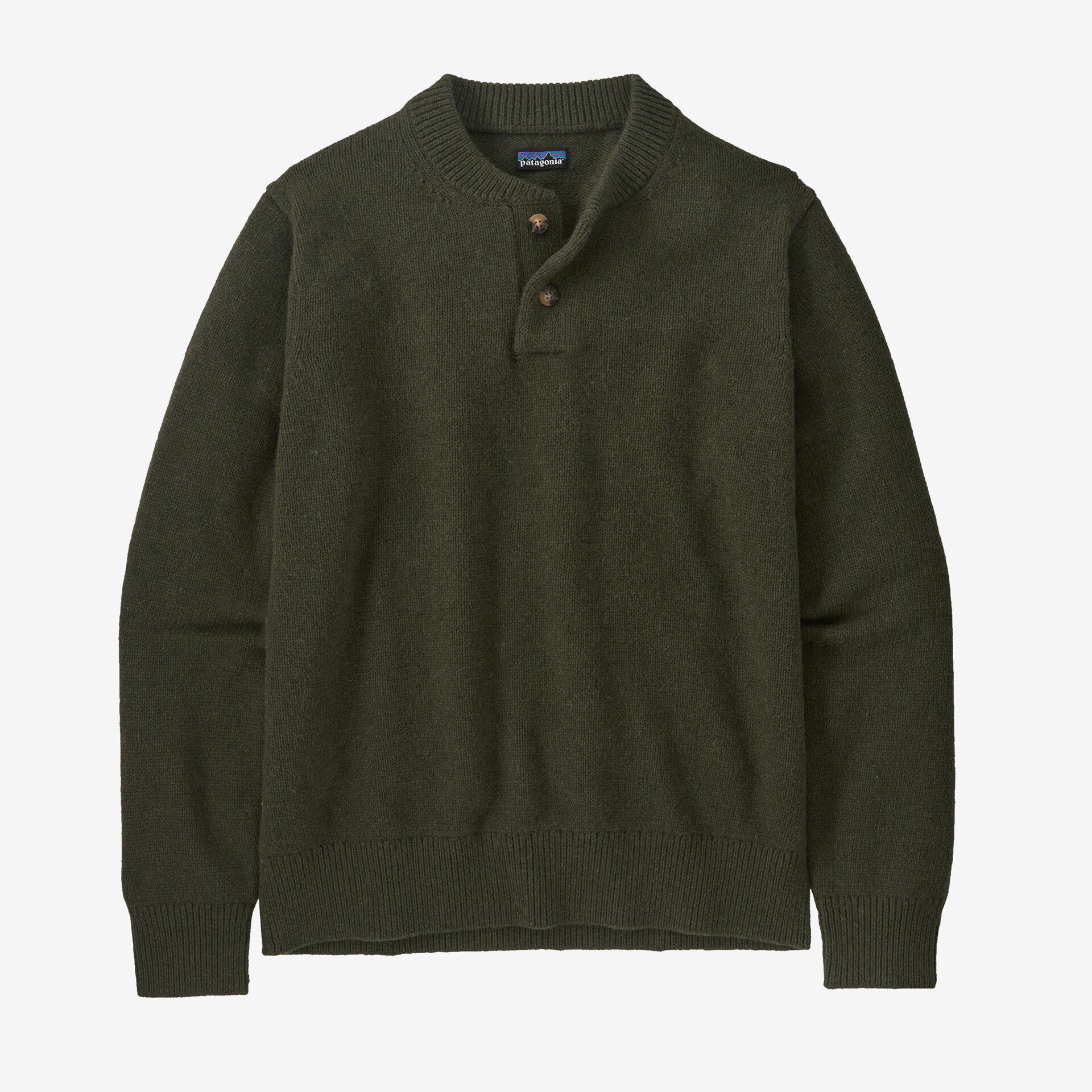 M's Recycled Wool-Blend Buttoned Sweater