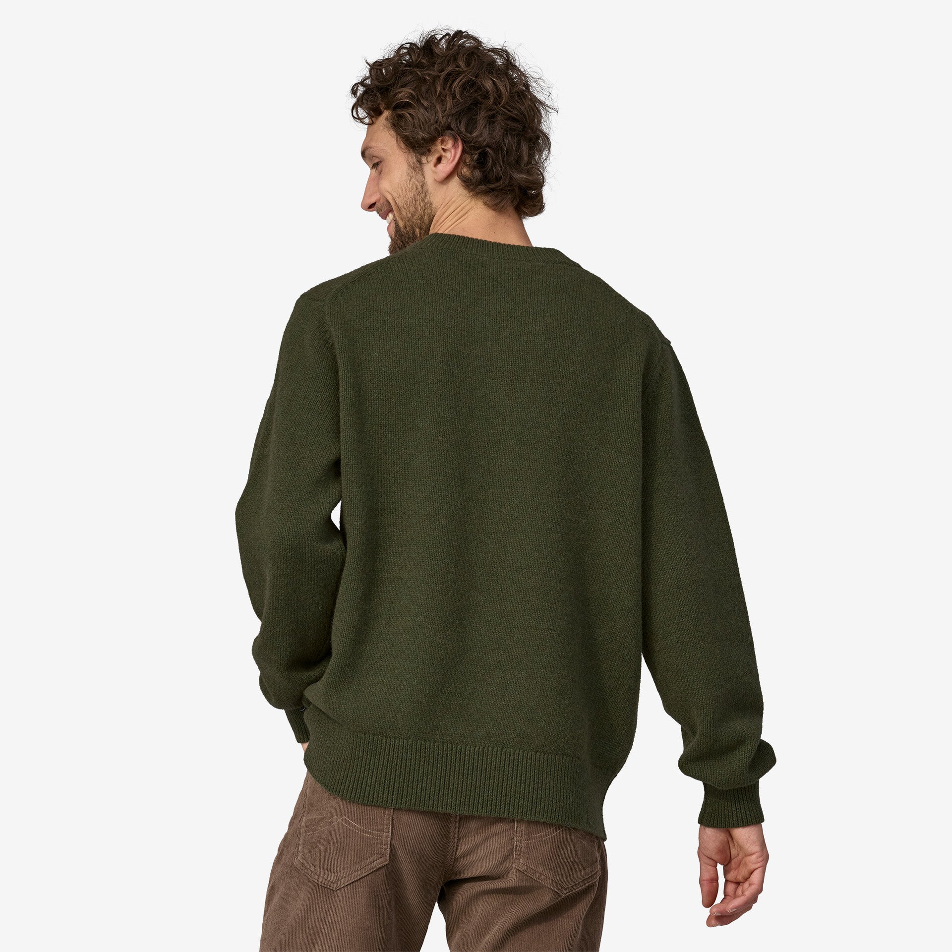 M's Recycled Wool-Blend Buttoned Sweater