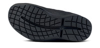 Bottom sole view of a mule shoe showing textured grip pattern and arch support