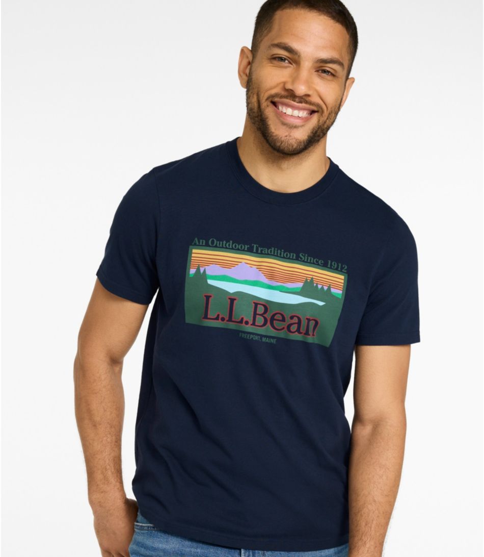 L.L. Bean Ms Mountain Classic Tee Short-Sleeve