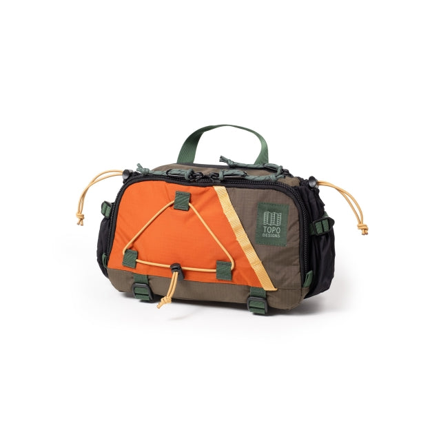 Topo Designs Mountain Hydro Hip Pack Woodland/Terracotta