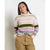 Toad and Co Ws Toddy T-Neck Sweater Oatmeal Stripe