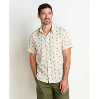 Toad and Co Ms Fletcher Short Sleeve Shirt Salt Agave Print