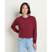 Toad and Co Ws Boundless Jersey LS Tee Port Pattern