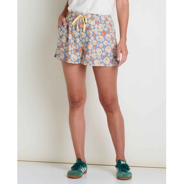 Toad and Co Ws Taj Hemp Pull-On Short North Shore Shape Print