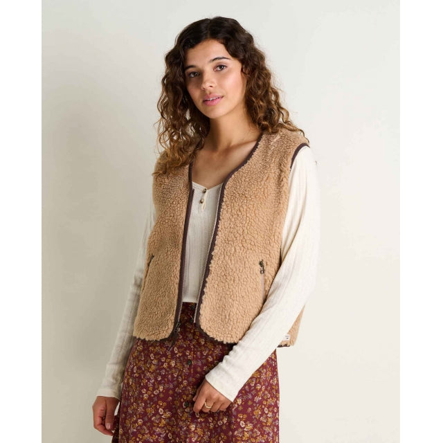 Toad and Co Ws Sespe Sherpa Vest Cocoa