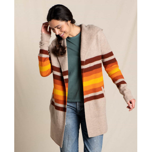 Toad and Co Ws Merino Heartfelt Hoodie Cedar