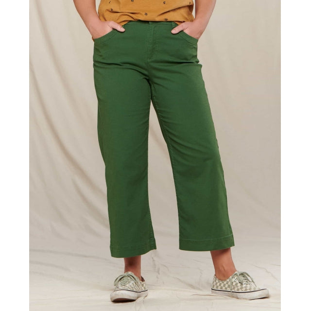 Toad and Co Ws Earthworks Wide Leg Pant Pasture