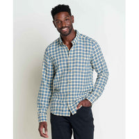 Toad and Co Ms Airsmyth LS Shirt Glacier mall Scale Plaid / S