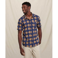 Toad and Co Ms Fletch SS Shirt True Navy Block Print
