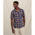 Toad and Co Ms Fletch SS Shirt True Navy Block Print
