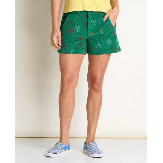 Toad and Co Ws Coaster Cord Short Fern Daisy Embroidery