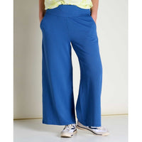 Toad and Co Ws Chaka Wide Leg Pant Cornflower Textured Samba