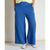 Toad and Co Ws Chaka Wide Leg Pant Cornflower Textured Samba