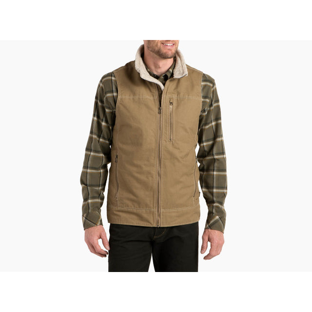 Kuhl Ms Burr Vest Lined Khaki