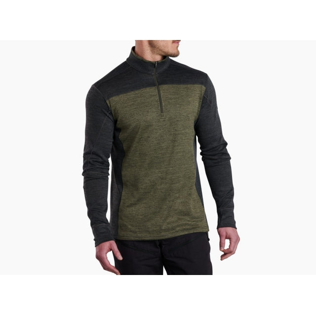 Kuhl Ms Ryzer 1/4 Zip Green Smoke