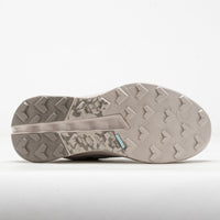 Bottom view of running shoe showing textured rubber outsole with traction pattern