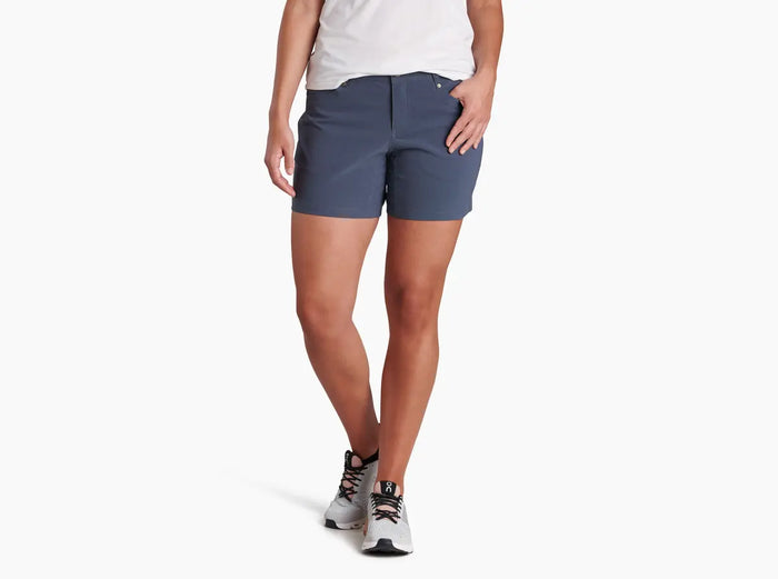 Trekr Womens Shorts - 8 inch - Forests, Tides, and Treasures