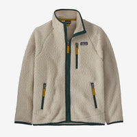 Children's full-zip sherpa fleece jacket with stand collar, teal trim, and yellow zipper pulls, front view