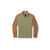 Smartwool Ms Classic Thermal Merino Base Layer 1/4 Zip Winter Moss - Fox Brown