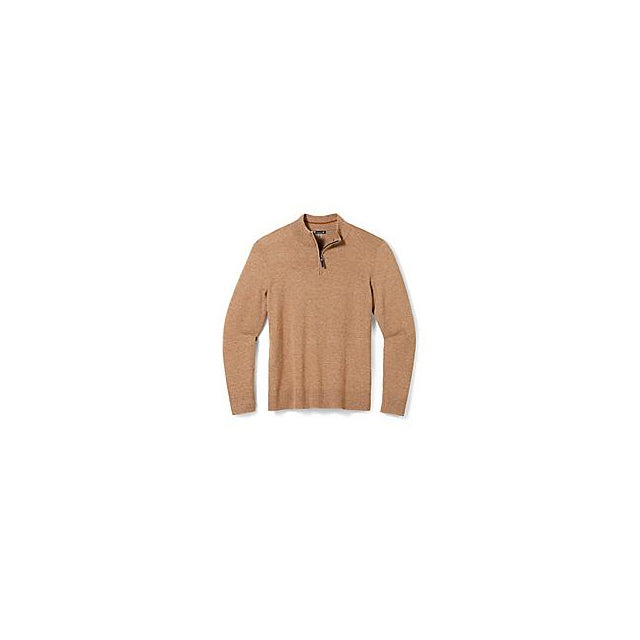 Smartwool Ms Sparwood 1/2 Zip Sweater Acorn Heather-Dune Heather