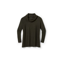 Smartwool Ws Edgewood Cowl Neck Sweater North Woods Heather