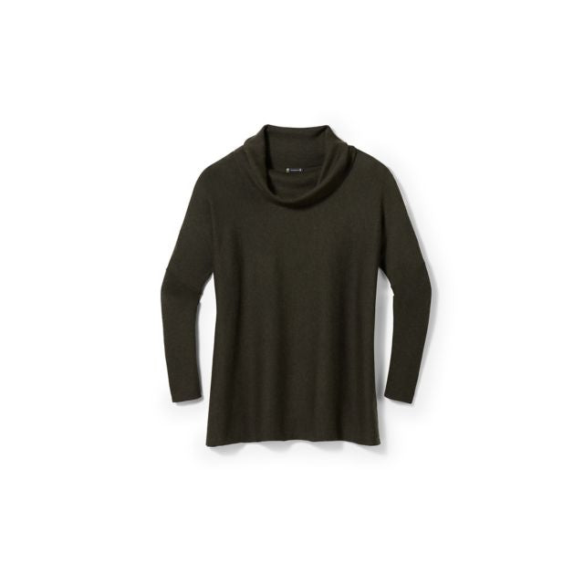 Smartwool Ws Edgewood Cowl Neck Sweater North Woods Heather