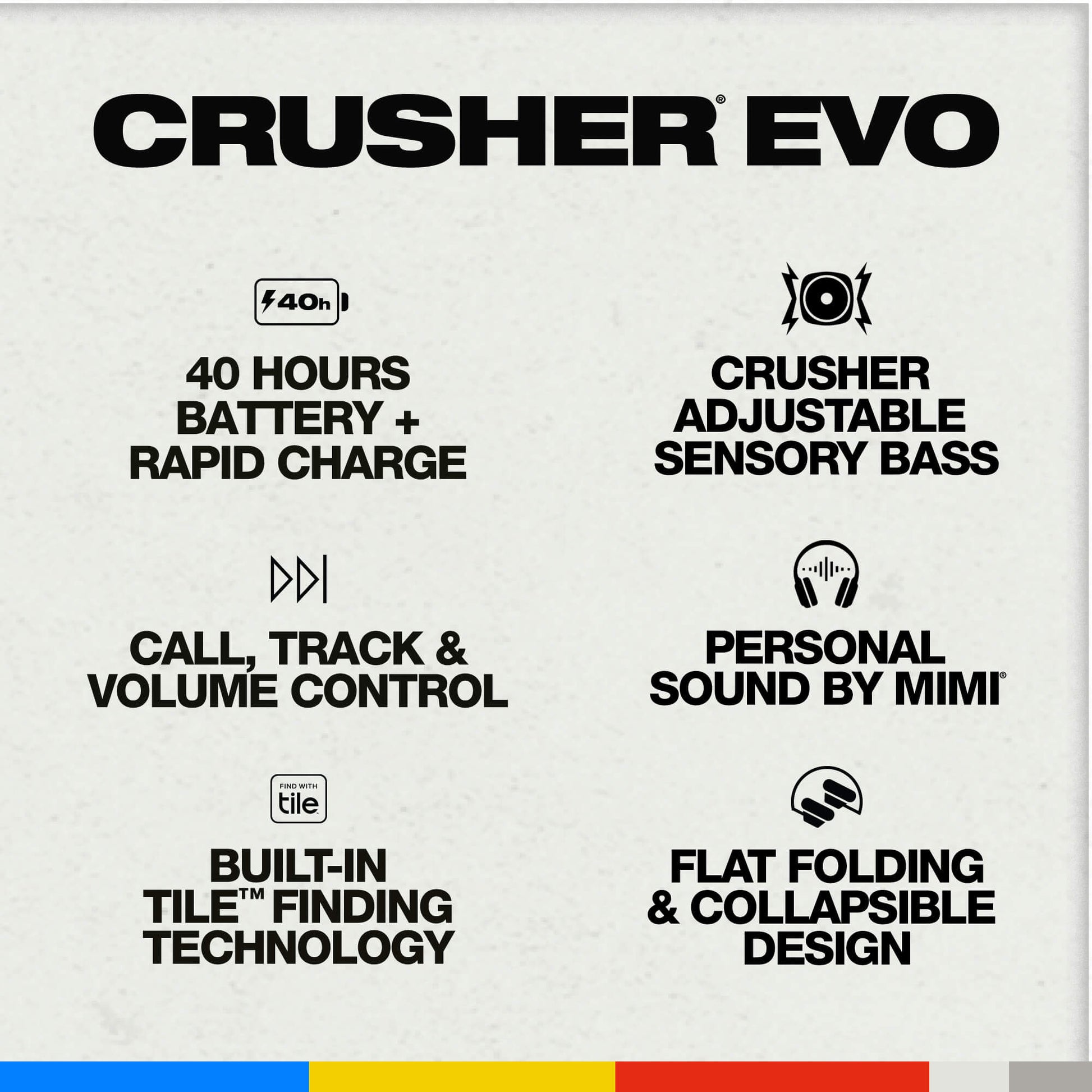 Skullcandy Crusher EVO Headphone Washed