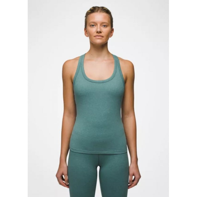 prAna Ws Heavana Racerback Tank Cool Dusk Heather