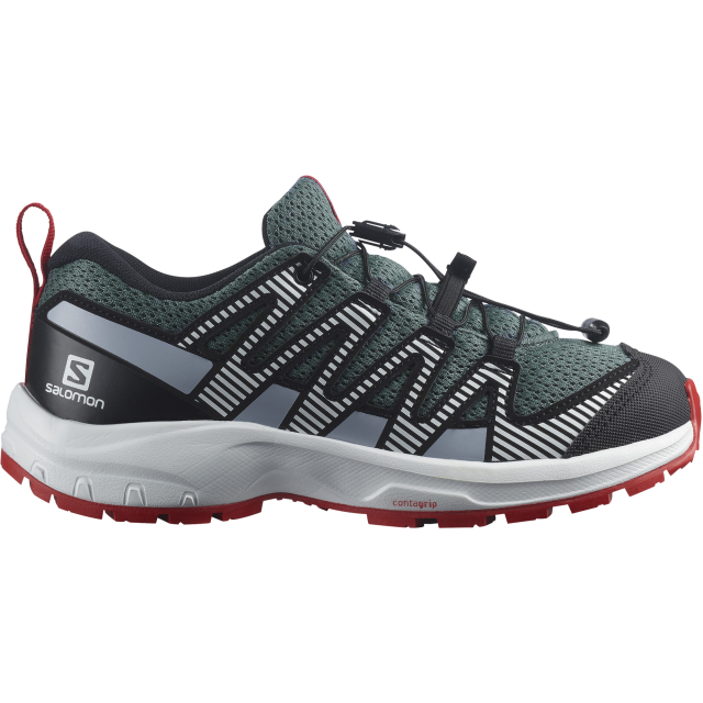 Salomon Ks XA Pro V8 Stormy Weather/Zen Blue/Goji Berry / 3