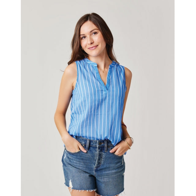 Carve Designs Ws Dylan Tank Bluebay Stripe