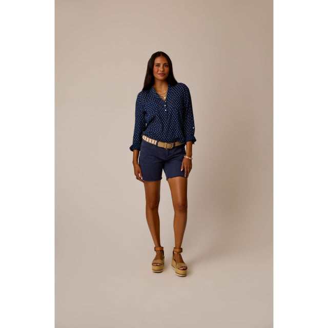 Carve Designs Ws Dylan Gauze Shirt Petite Bloom