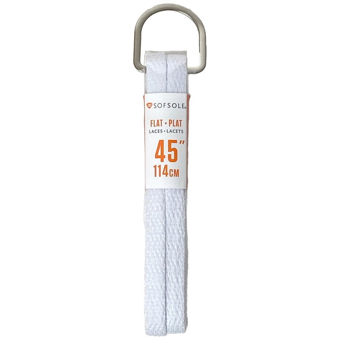 SofSole 45 Flat Laces White