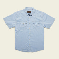 Howler Brothers Ms H Bar B Snapshirt Vintage Grid Floral: Medium White