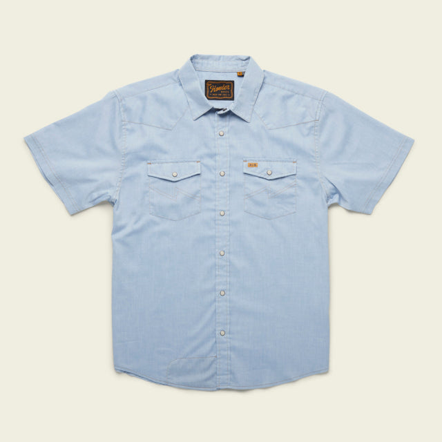 Howler Brothers Ms H Bar B Snapshirt Vintage Grid Floral: Medium White
