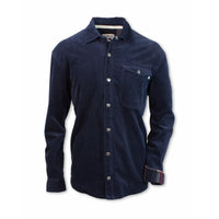 Purnell Ms Stretch Corduroy Shirt Jacket Navy