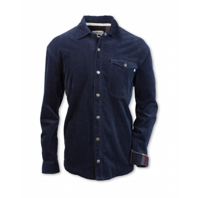 Purnell Ms Stretch Corduroy Shirt Jacket Navy