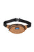 Tan canvas waist pack with black adjustable strap and dual zip compartments