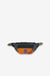 Colorblock waist pack with front zip pocket and adjustable webbing strap