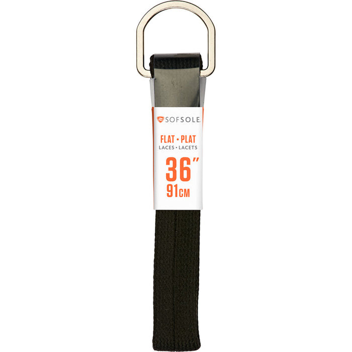 SofSole 45 Flat Laces Black