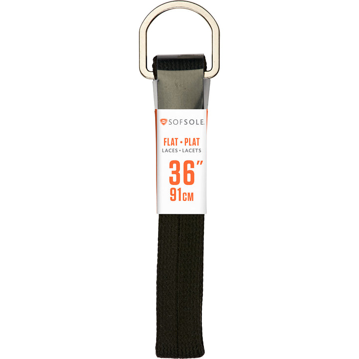 SofSole 45 Flat Laces Black