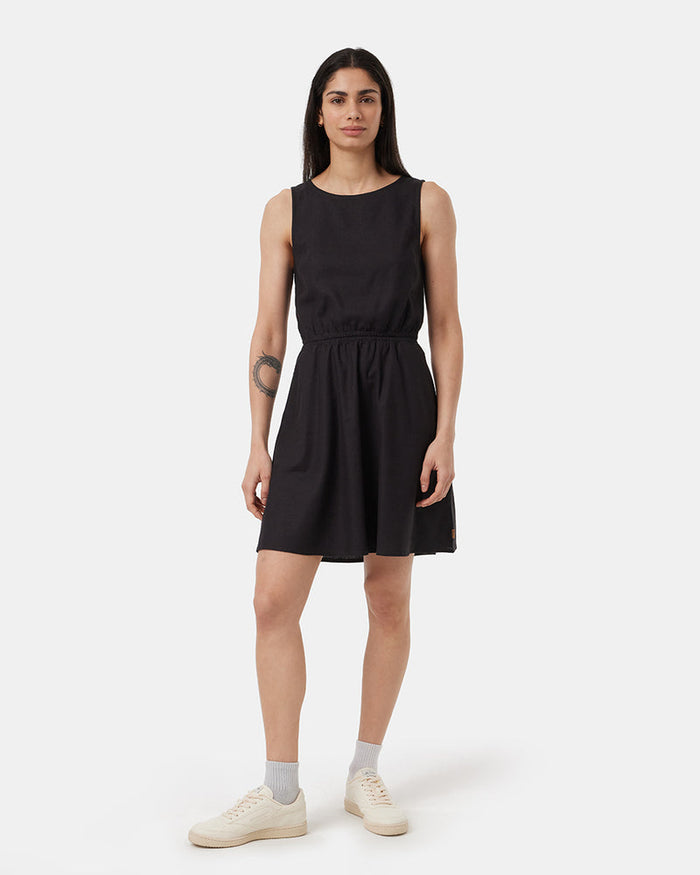 tentree Ws Hemlock Dress Meteorite Black